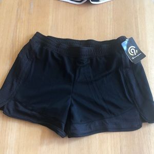 C9 duo dry black athletic shorts